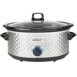 BRENTWOOD APPLIANCES Select 7Qt Slow Cooker In Silver