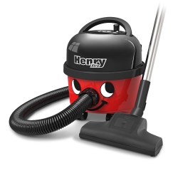 NUMATIC Hi-Power 3-Stage Professional Canister Vacuum Cleaner, Hvx200-22, "henry Xtra, " With Accessory Tool Kit (Color: Red)