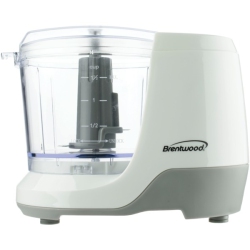 BRENTWOOD APPLIANCES 1.5 Cup Mini Food Chopper In White