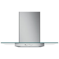 Café 30" Wall Mount Chimney Range Hood (CVW73012MSS) - Stainless Steel with Glass Canopy