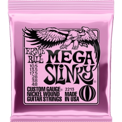 ERNIE BALL Mega Slinky Nickel Wound Electric Guitar Strings - 10.5-48