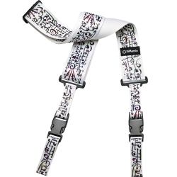 DIMARZIO Steve Vai Cliplock Art Strap - In White