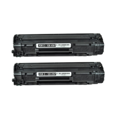 CC Premium Compatible 2 Pack Canon 128 Toner Cartridge In Black