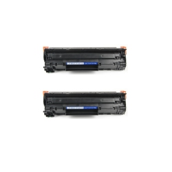 CC Premium Compatible 2 Pack Canon 137 Toner Cartridge In Black
