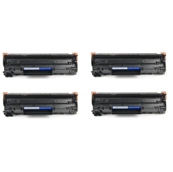 CC Premium Compatible 4 Pack Canon 137 Toner Cartridge In Black