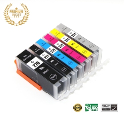 ULTRA INK 6 Colors Combo - Canon Pgi-270Xl Pbk & Cli-271Xl Bk/c/m/y/gy Inkjet Cartridge Online Only