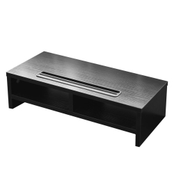 DURAMEX (Tm) Computer Monitor Stand Tv Shelf Risers 16.7 Inch 2 Tiers Monitor Stand Save Space In Black