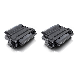 CC Premium Compatible 2 Pack HP 55X (Ce255X) Toner Cartridge for Laserjet P3015/3010 In Black