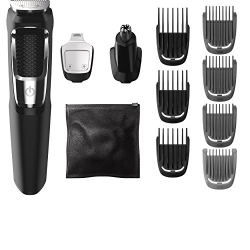 PHILIPS Norelco Multi Groomer Mg3750/60-13 Piece, Beard, Face, Nose, And Ear Hair Trimmer And Clipper