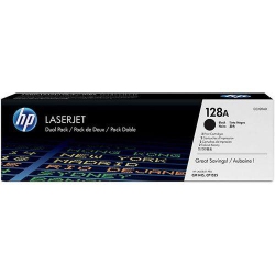 HP 128A Original Laserjet Toner Cartridges - 2 Pack In Black