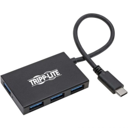 TRIPPLITE U460-004-4A-G2 USB 3.1 C Hub, 10 GBps, Aluminum Housing