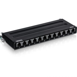 TRENDNET 12-Port Cat6A Shielded Wall Mount Patch Panel