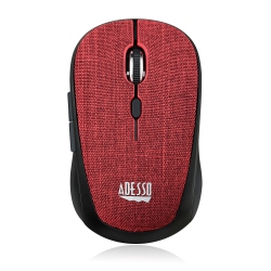 ADESSO TECHNOLOGY Wireless Optical Mouse - (Imouse S80R) In Red