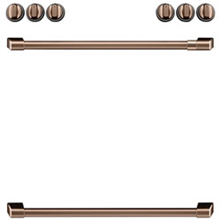Café 8-Piece Electric Cooktop Handle Kit (CXFCEHKPMCU) - Brushed Copper