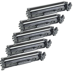 INKFIRST 5 Compatible Toner Cartridges Replacement for HP Cf217A 17A [With Chip] Laserjet Pro M102A M102W Mfp M130A