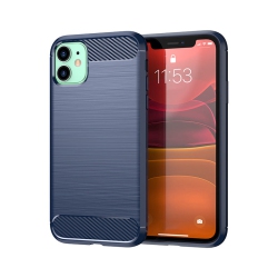 PANDACO Brushed Metal Case for Iphone 11 In Navy
