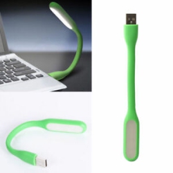 LINDA Flexible USB Led Light Lamp for Notebook Computer Keyboard Reading Laptop (Green)