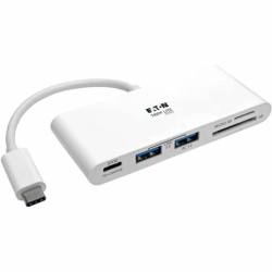 TRIPP LITE 2-Port USB-C to USB-A Hub Micro Sd & Sd/mmc Reader & USB Charging