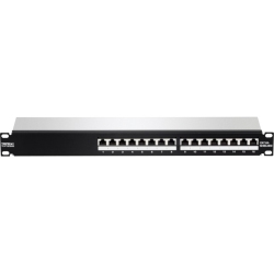 TRENDNET 16-Port Cat6A Shielded 1U Patch Panel