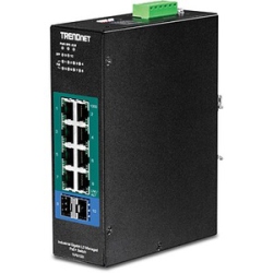 TRENDNET 10-Port Industrial Gigabit L2 Managed Poe+ Din-Rail Switch 24 - 57V