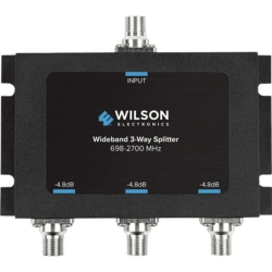 WILSON ELECTRONICS Wilson -4.8Db 3-Way Splitter 698-2700Mhz, 75Ohm - 850035