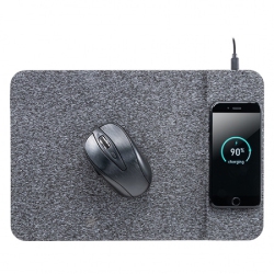 ALLSOP Powertrack Qi Wireless Charging Mousepad - In Grey