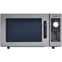 PANASONIC 0.8 Cu. Ft Light-Duty Commercial Microwave, Touch Screen - 1000W Of Cooking Power (Ne-1025F)