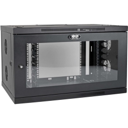 TRIPP LITE 9U Wallmount Rack Enclosure Wide Cable Management Acrylic Window