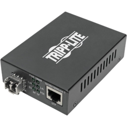 TRIPP LITE Lc Multimode Fiber to GBe Media Converter Poe+ 10/100/1000 550M