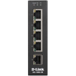 D-LINK Network Dis-100G-5W 5-Port Gigabit Unmngd Industrial Switch -40C to +75C Box Retail In Brown