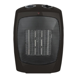 XTRICITY 4-80309 Riviera Heater + Fan Ceramic Heating 750W-1500W In Black
