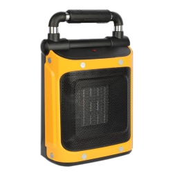 XTRICITY 4-80305 Heavy Duty Heater + Fan Ceramic Heating 1000W-1500W In Yellow