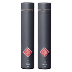 NEUMANN Km 184 Mt Stereo Pair Small Diaphragm Cardioid Microphone In Black
