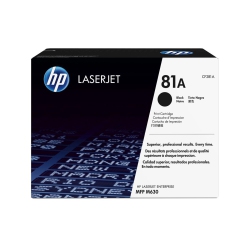 HP 81A Laserjet Toner Cart (Cf281A) In Black