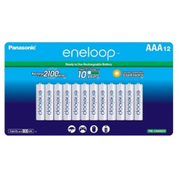 ENELOOP 12-Card Aaa Nimh (Sanyo) Rechargeable Batteries (800 Mah)