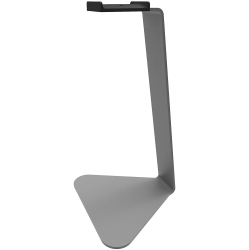 KANTO H1S Universal Headphone Stand With Silicone Padding In Silver