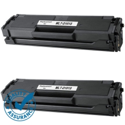 PRINTER PRO 2 Pack Samsung Mlt-D101S (D101/mltd101) Compatible Toner Cartridge-Samsung Printer Ml-2164/2165W/scx-3400 In Black