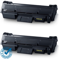 PRINTER PRO 2 Pack Samsung Mlt-D116L (D116/mltd116) Toner Cartridge-Samsung Printer M2675/m2825 In Black