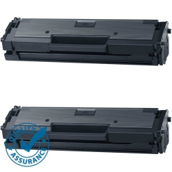 PRINTER PRO 2 Pack Samsung Mlt-D111S (D111/mltd111) Toner Cartridge-Samsung Printer M2020/m2070 In Black