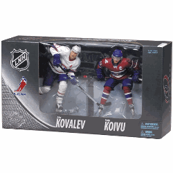 NHL HOCKEY Mcfarlane Action Figures Box Set: Exclusive Saku Koivu / Alex Kovalev (Sub-Standard Packaging)