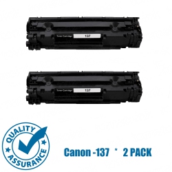 PRINTER PRO 2 Pack Canon 137/canon-137 Toner Cartridge-Canon Printer Mf212/216/217/227/229/232/236/244/247/249 In Black
