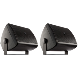 QSC Ac-S4Tb Surface Mount Speaker - Pair In Black