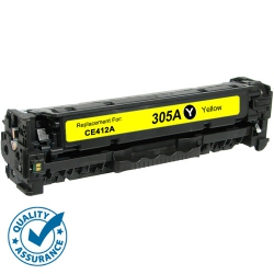 PRINTER PRO HP 305A (Ce412A) Toner Cartridge for HP Printer Laserjet Pro 400 M451Nw M451Dn M451Dw M375Nw In Yellow