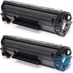 PRINTER PRO 2 Packs Deal HP 83A (Cf283A) Toner Cartridge for HP Printer M201 M201Dw M125 M127 M225Dn M225Dw In Black