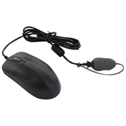 Seal Shield Storm Wired Optical Mouse - Black