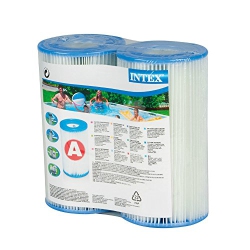 INTEX Type A Filter Cartridge for Pools, Twin Pack
