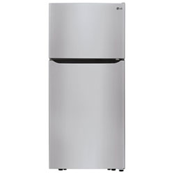 LG 30" 20.2 Cu. Ft. Top Freezer Refrigerator with LED Lighting (LTCS20020W) - White