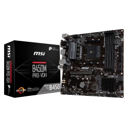 MSI B450M Pro-Vdh Max Motherboard (Supports 1St, 2Nd And 3Rd Gen Amd Ryzen Cpu, Am4, M.2, USB 3, Ddr4, D-Sub Dvi, HDMI, Micro-Atx)