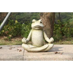 HI-LINE GIFT LTD Hi-Line Gifts Frog Sitting Lotus