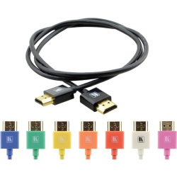KRAMER ELECTRONICS Kramer Ultra Slim High-Speed HDMI Flexible Cable With Ethernet - In Black